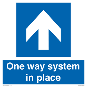 One way system in place